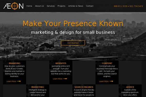 aeoninternetmarketing.com site used Aeon
