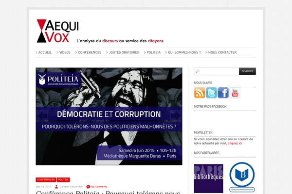 aequivox.fr site used Simplo