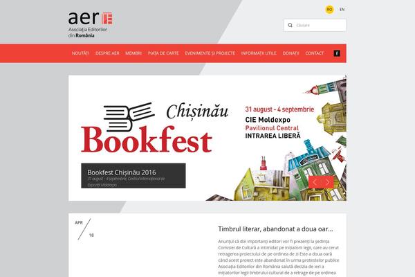 Aer theme site design template sample