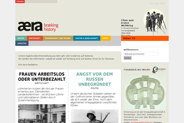 aera-magazin.de site used Aera