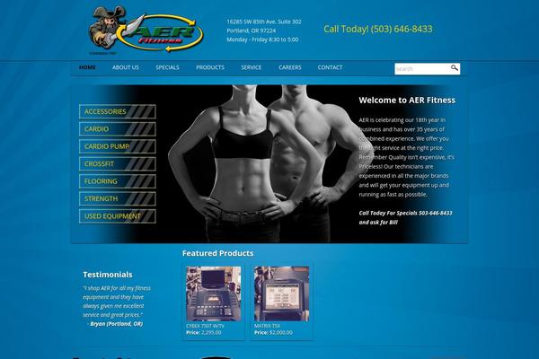 aerfitness.com site used Aer