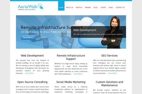 Small Business theme site design template sample