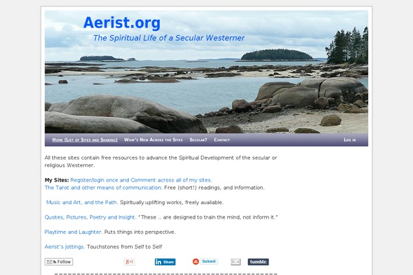 Site using AJAX Random Posts plugin
