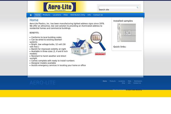 Light Clean Blue theme site design template sample