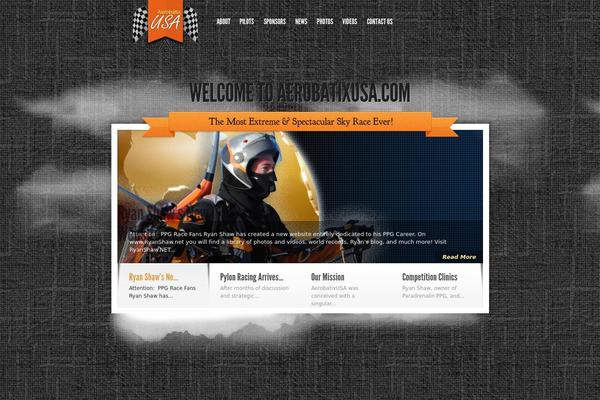 Sky theme site design template sample