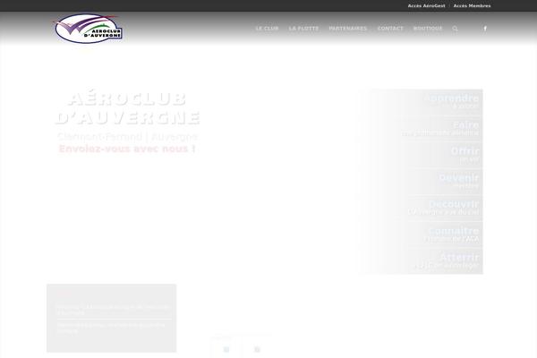 Aca theme site design template sample
