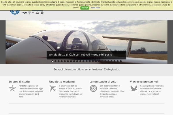 aeroclubbelluno.org site used Panoramica
