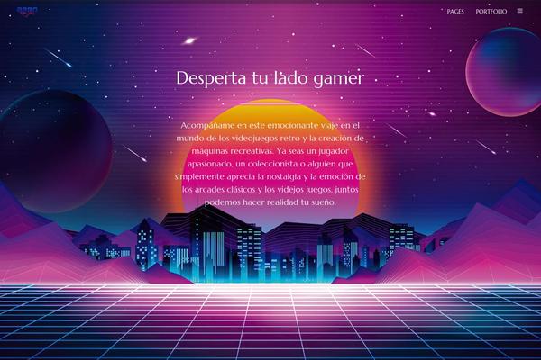 Eldritch theme site design template sample