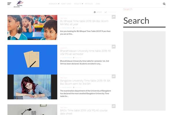 Click-mag theme site design template sample