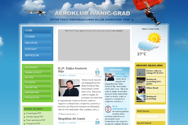Site using Alakhnors-post-thumb plugin