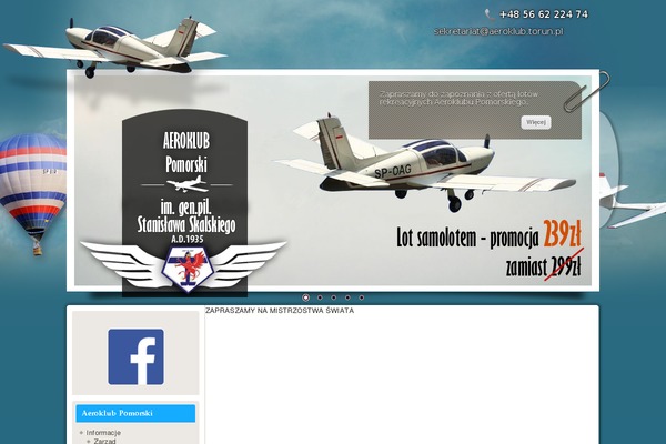 Aero theme site design template sample