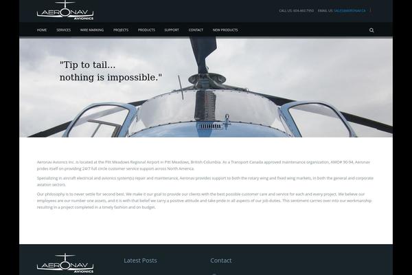 Marine theme site design template sample