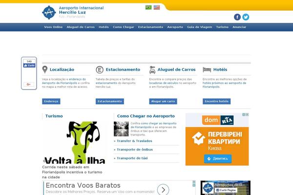 aeroportoflorianopolis.net site used Aeroportos