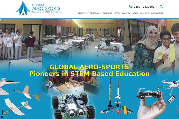 aerosports.co.in site used Global