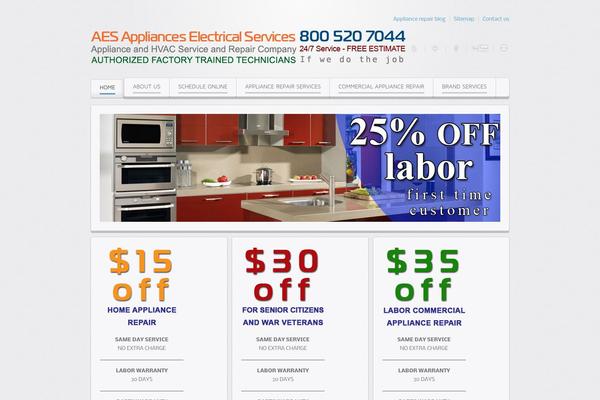 aesapplianceservice.com site used Appliancerepair