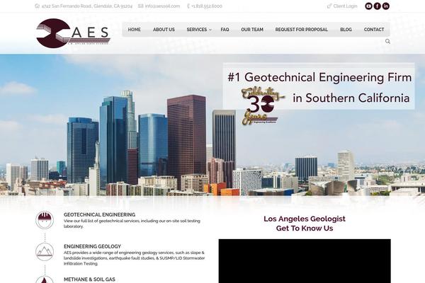 The7 theme site design template sample