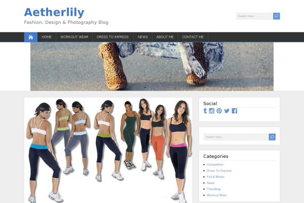 ShootingStar theme site design template sample
