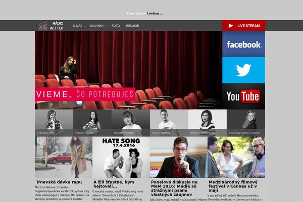 Site using Advanced post slider plugin