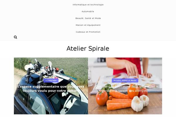 Silk Blog theme site design template sample