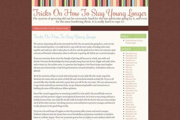 Scrappy theme site design template sample