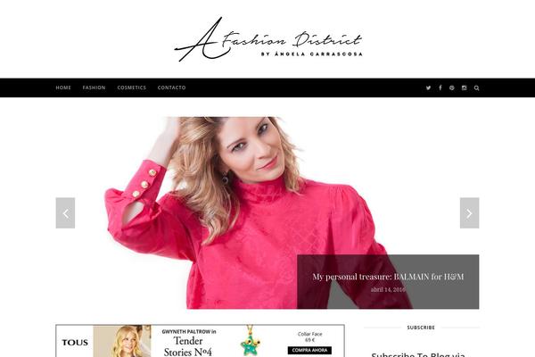 Wpex-chic theme site design template sample