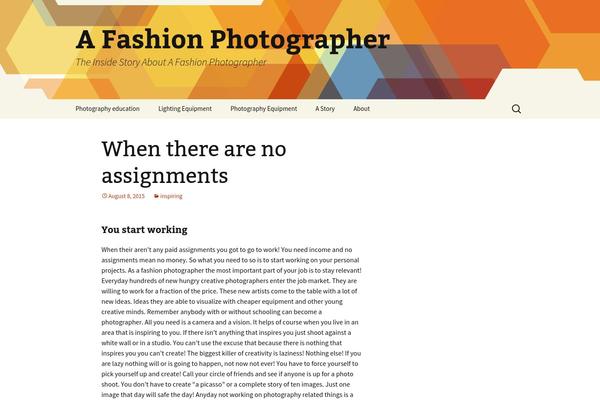 Twenty Thirteen theme site design template sample