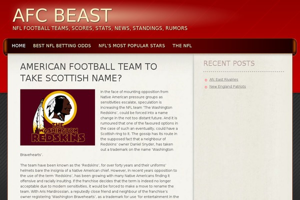 Frantic theme site design template sample