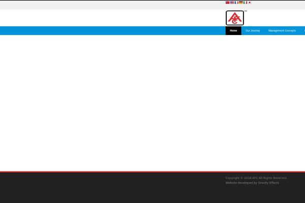 Afc theme site design template sample