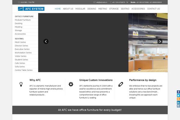 Billey theme site design template sample