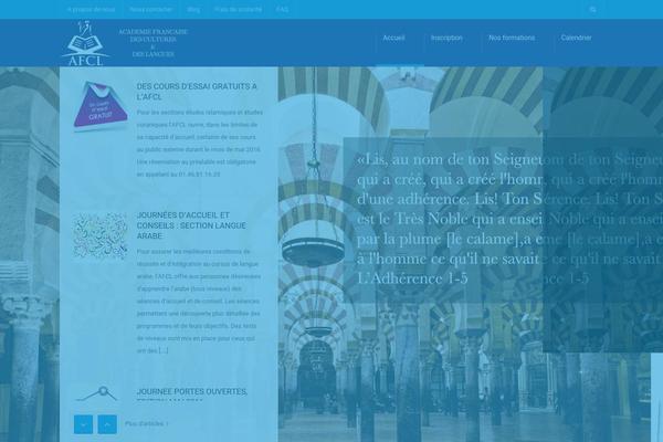 University theme site design template sample