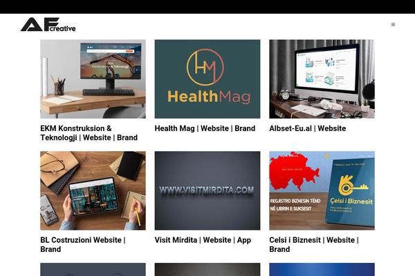 Struktur theme site design template sample
