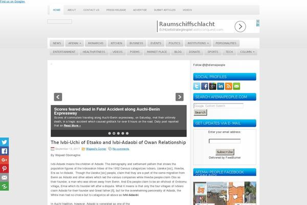Newnews theme site design template sample
