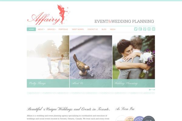 Chamomile theme site design template sample