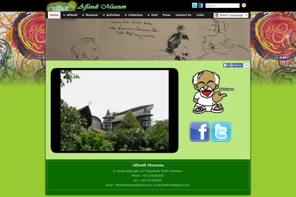 Graphene theme site design template sample