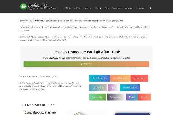 Hestia-pro theme site design template sample