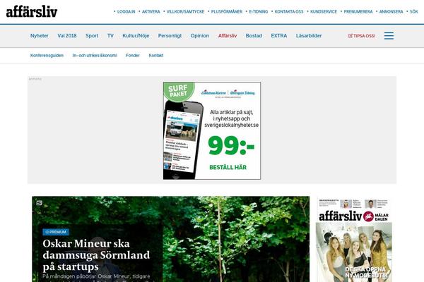 affarsliv.biz site used Sm-theme
