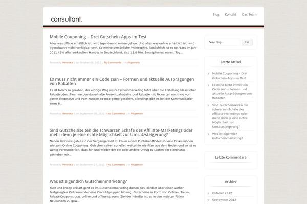 consultant theme site design template sample