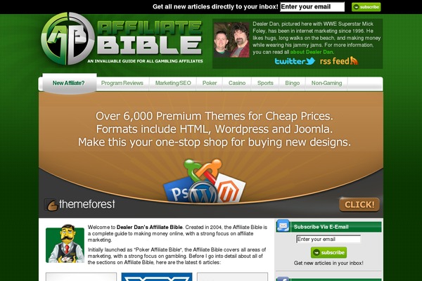 Ab theme site design template sample