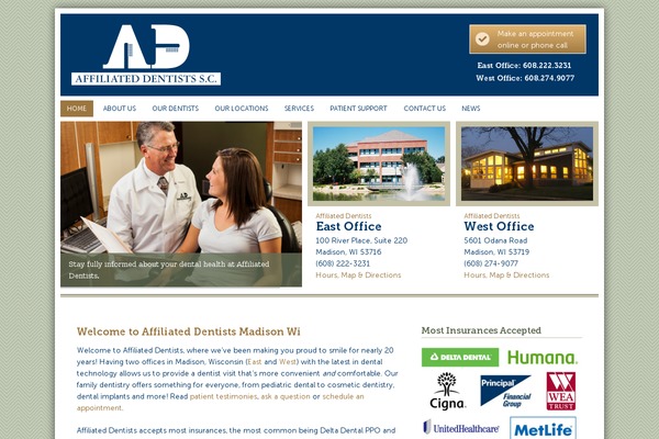 Core theme site design template sample