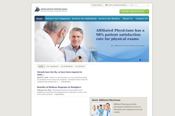 Ap theme site design template sample
