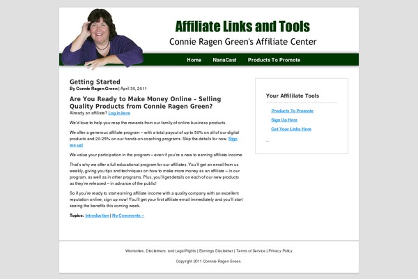 affiliatelinksandtools.com site used Cleancopy