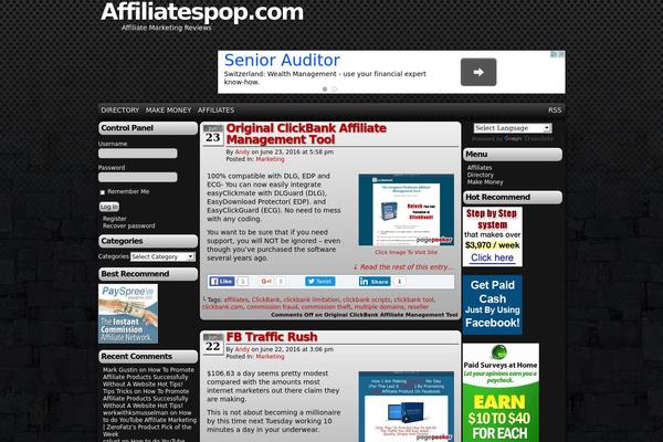 Site using CB Storefront plugin