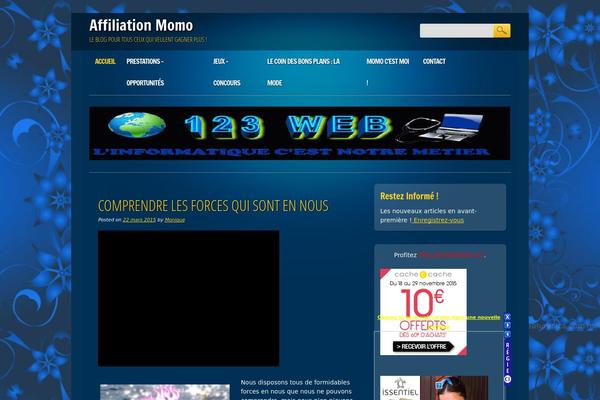 Online Marketer theme site design template sample