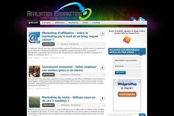 affiliationemarketing.com site used Materialis