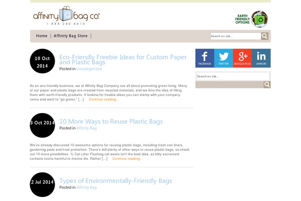 Affinity theme site design template sample