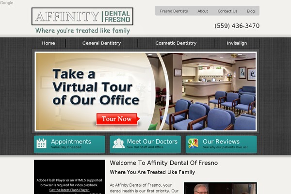 affinitydentalfresno.net site used Michels