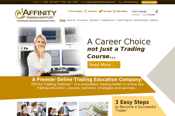 Affinity theme site design template sample