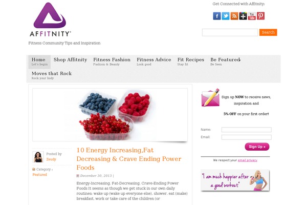 affitnityblog.com site used Initiator