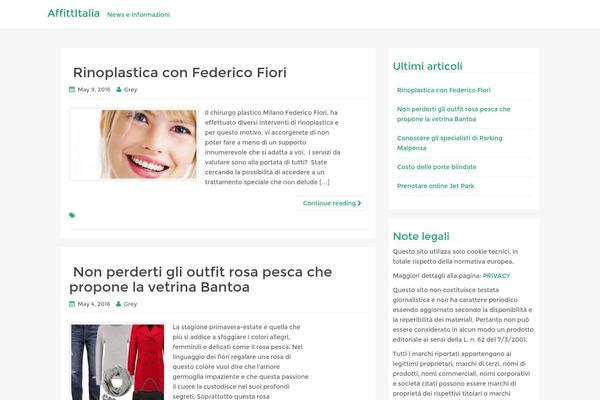 WP RootStrap theme site design template sample