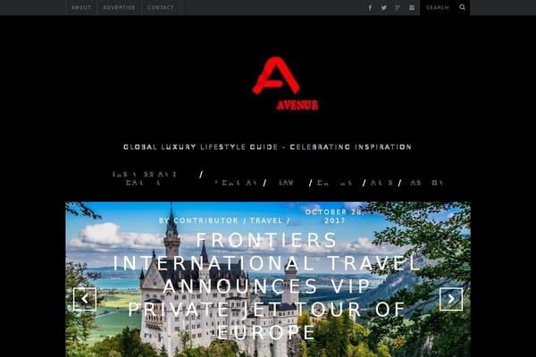 Site using WordPress Content Slide plugin